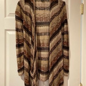INC International Concepts open cardigan